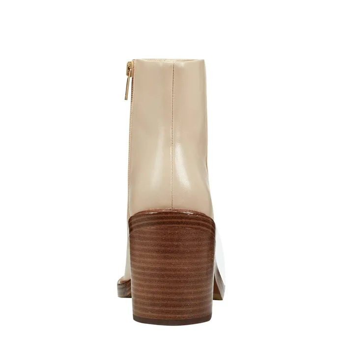 Women Marc Fisher Casual Boots Haleena Round Toe Bootie Nude