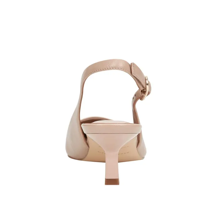 Women Marc Fisher Heels and Pumps Kory Slingback Pump Natural Leather