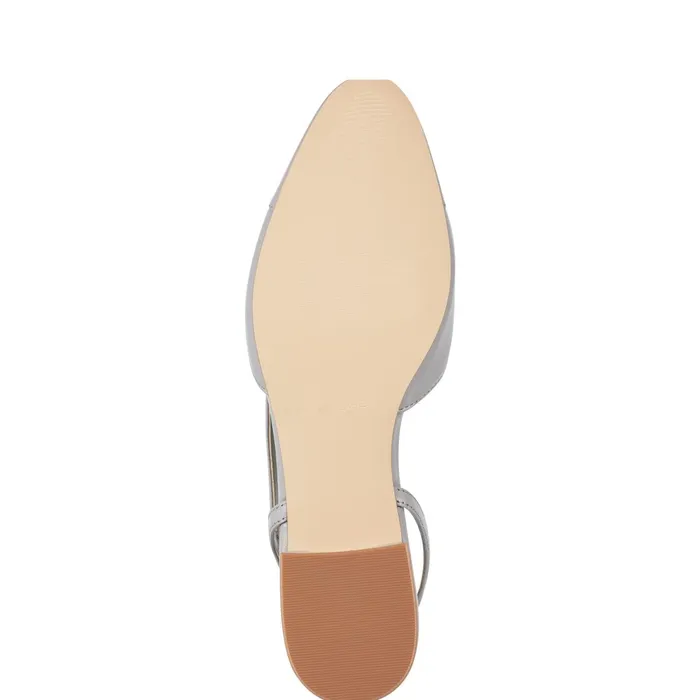 Women Marc Fisher Loafers and Flats Dela Closed Toe Slingback Dress Flat Light Grey