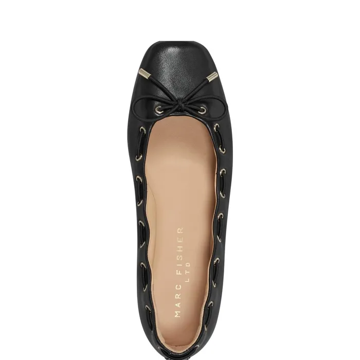Women Marc Fisher Loafers and Flats Letizia SlipOn Casual Flat Black
