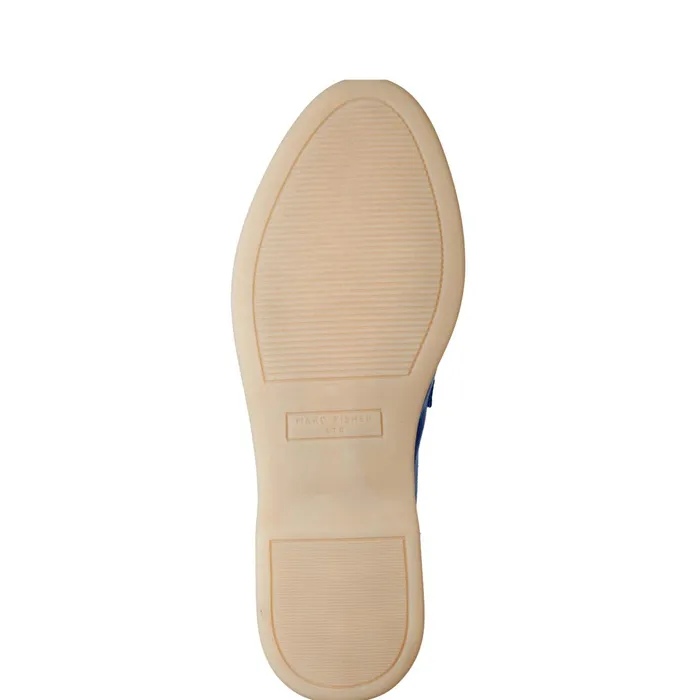 Women Marc Fisher Loafers and Flats Yanelli Casual Loafer Light Blue Suede