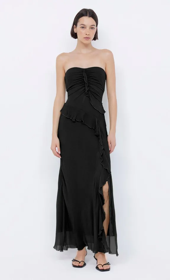 Women MARESCA STRAPLESS DRESS 8211 BLACK Bec Bridge Prom Dresses