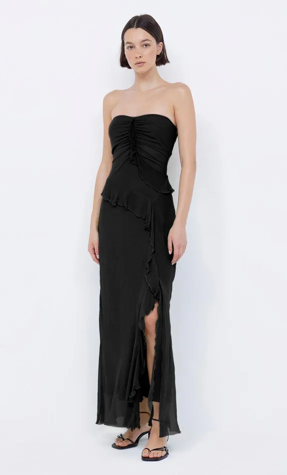 Women MARESCA STRAPLESS DRESS 8211 BLACK Bec Bridge Prom Dresses
