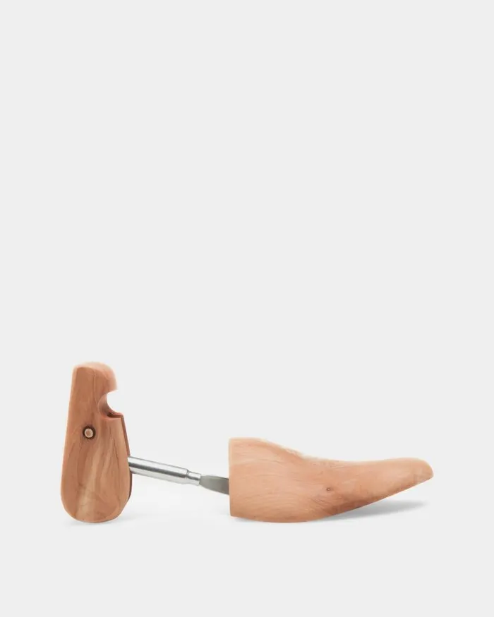 WomenMen Bally Shoe Care Natural Cedar Travel Shoe Trees Brown