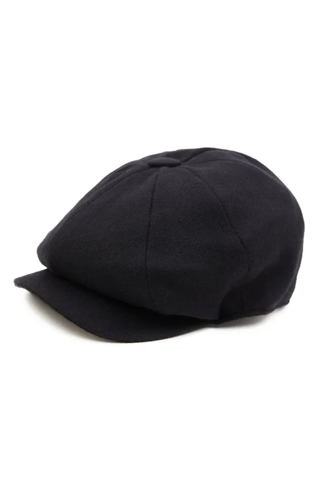 WomenMen Hats and Headbands Holland Cooper Baker Boy Cap Black Tweed