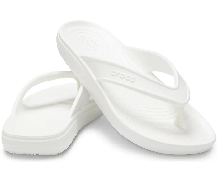 WomenMen Sandals Crocs Classic II Flip White
