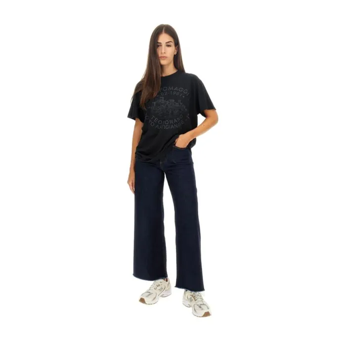 WomenMen Teodorano Tshirt Black Campomaggi Women Apparel