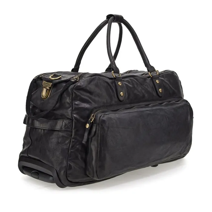 WomenMen Tokio Black Campomaggi Travel Bags WomenMen Tokio Black Campomaggi Travel Bags