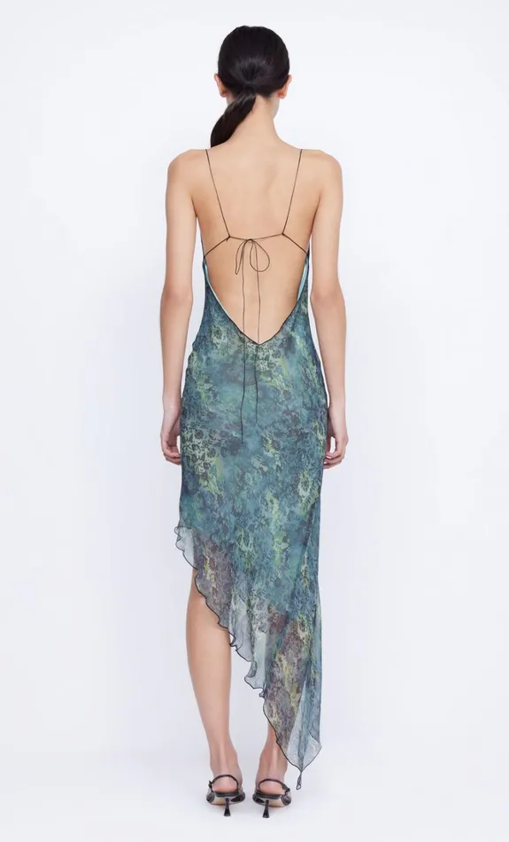 Women MERISOL SLIP DRESS 8211 NOUVEAU BLEUE Bec Bridge Midi Dresses
