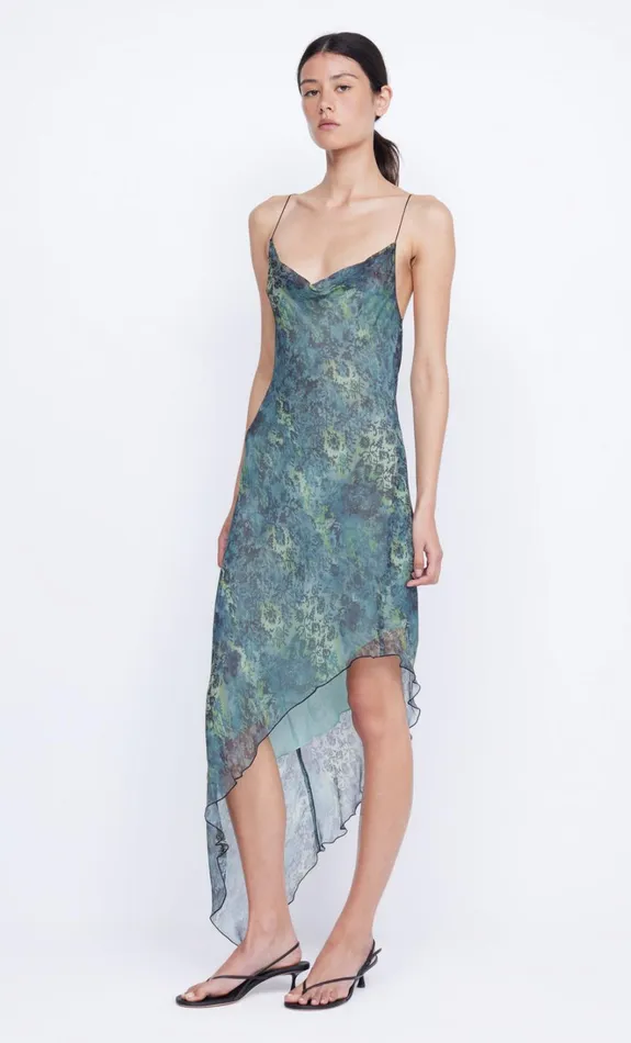 Women MERISOL SLIP DRESS 8211 NOUVEAU BLEUE Bec Bridge Midi Dresses