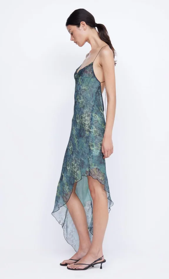 Women MERISOL SLIP DRESS 8211 NOUVEAU BLEUE Bec Bridge Midi Dresses