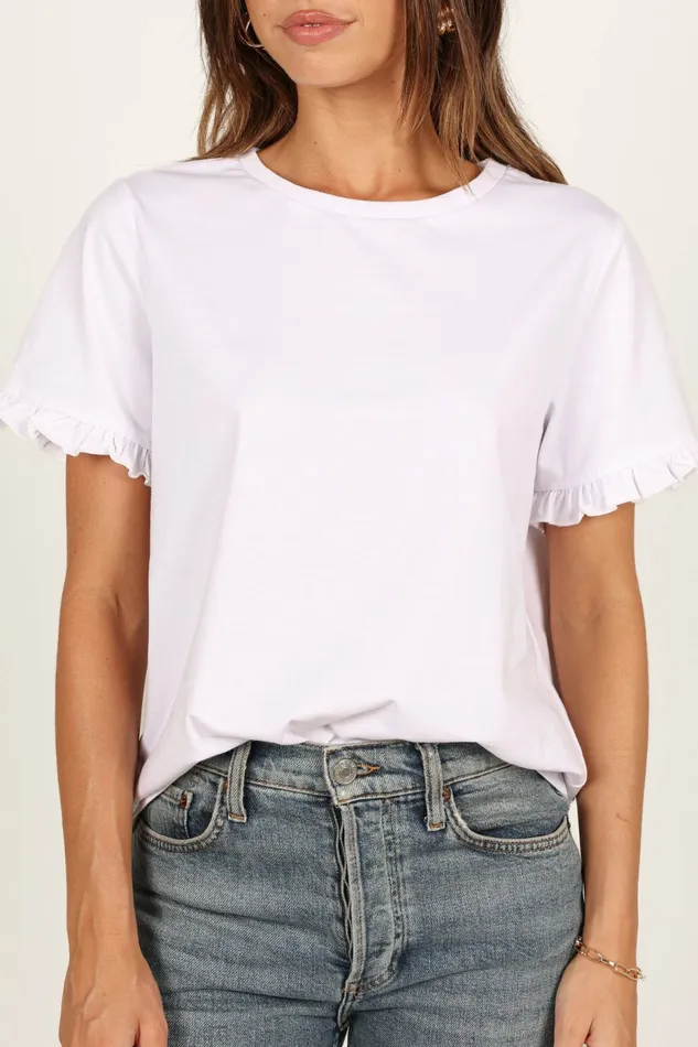 Women Milo Top White Tees Petal and Pup