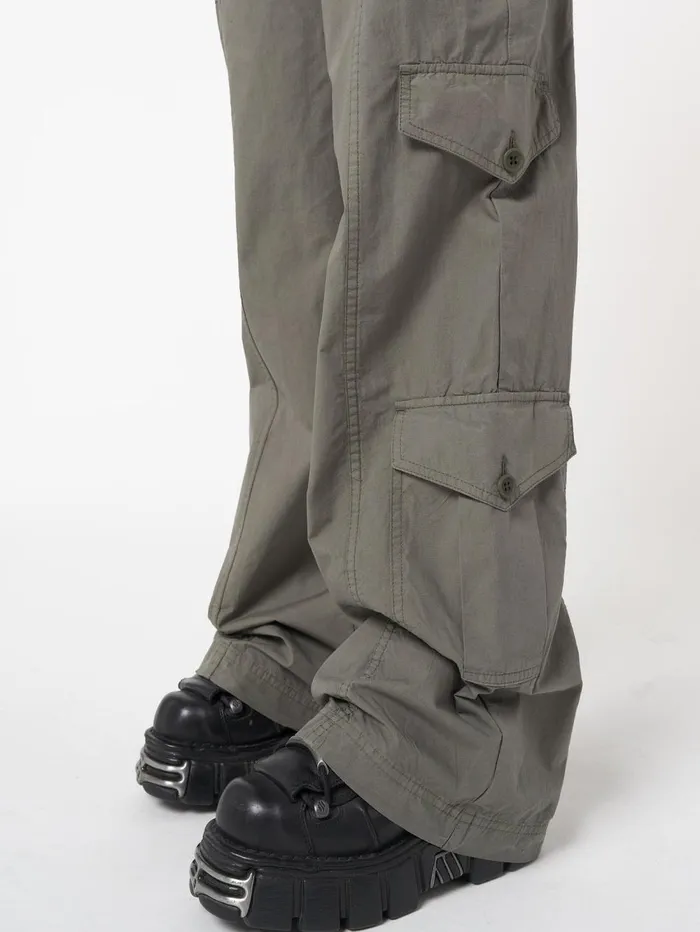 Women Minga London Bottoms Cleo Green Y2k Cargo Pants
