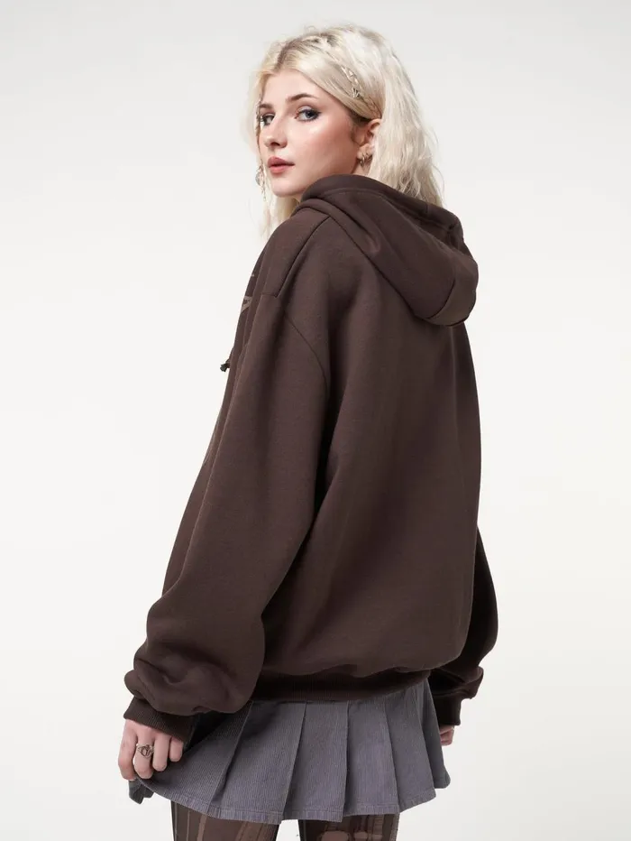 Women Minga London Jackets and Cardigans Fairy Wings Zip Up Hoodie
