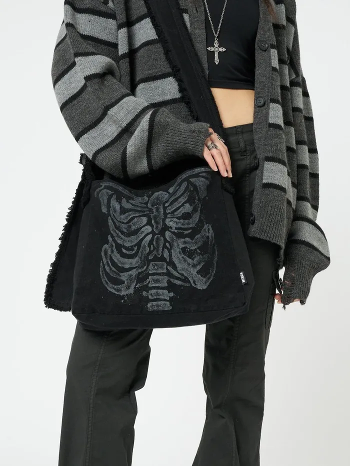 Women Minga London Shop All Xray Skeleton Shoulder Strap Bag
