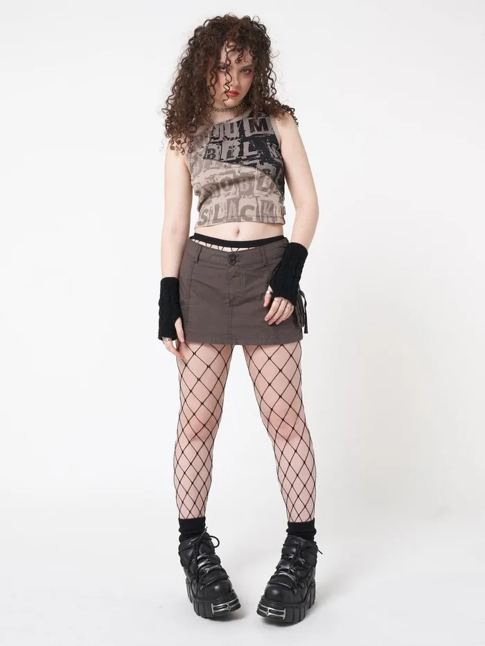 Women Minga London Tops and TShirts Unreal Patchwork Vest Top