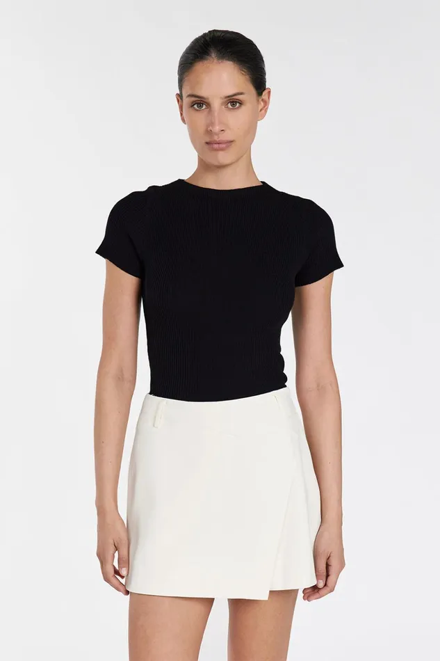Women Mini DISSH JULIE CREAM TAILORED SKORT