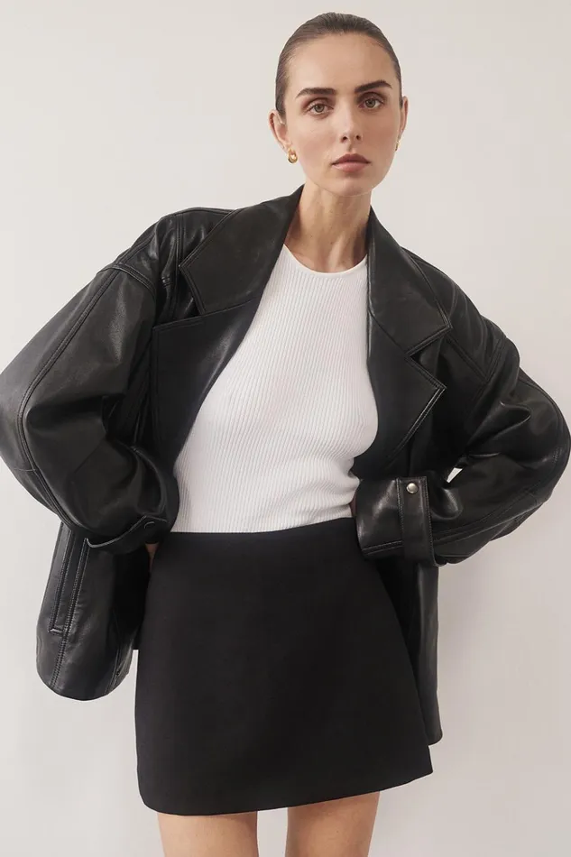 Women Mini DISSH SOHO BLACK SKORT