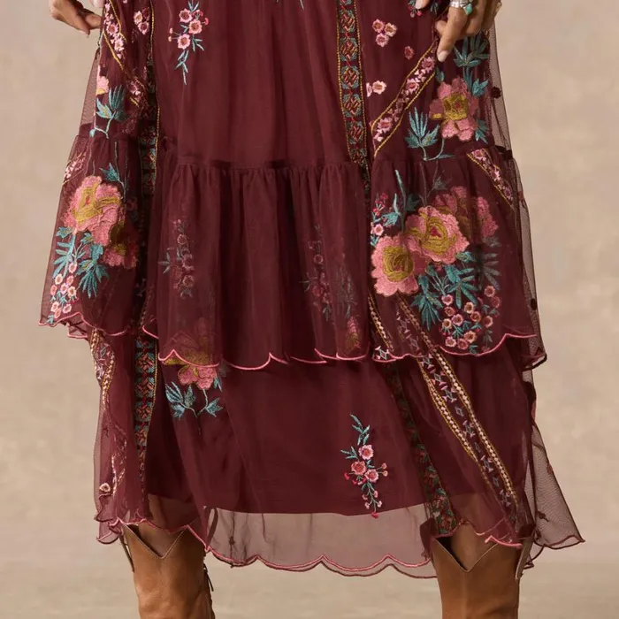 Women Miraflores Mesh Dress Brandy Sundance Catalog Dresses and Jumpsuits Women Miraflores Mesh Dress Brandy Sundance Catalog Dresses and Jumpsuits