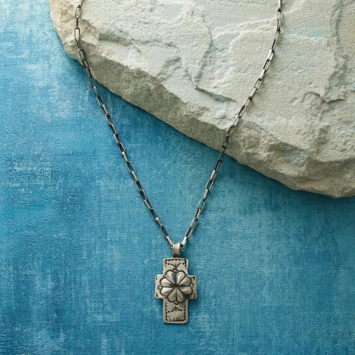 Women Mission Cross Necklace Sundance Catalog Necklaces