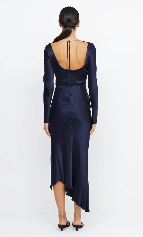 Women MOON DANCE LONG SLEEVE MAXI DRESS 8211 INK Bec Bridge Bridesmaid Dresses