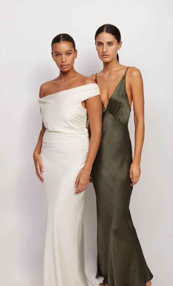 Women MOON DANCE V MAXI DRESS 8211 DARK WILLOW Bec Bridge Bridesmaid Dresses