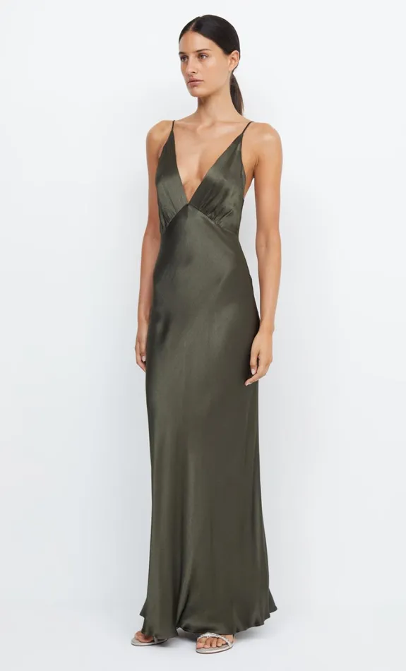 Women MOON DANCE V MAXI DRESS 8211 DARK WILLOW Bec Bridge Bridesmaid Dresses