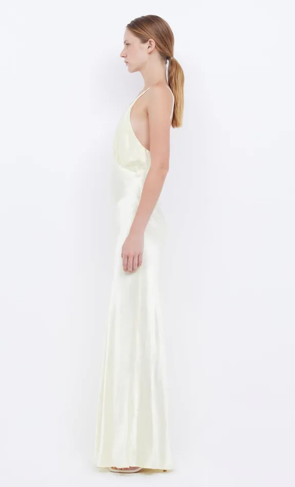 Women MOON DANCE V MAXI DRESS 8211 ICE YELLOW Bec Bridge Bridesmaid Dresses