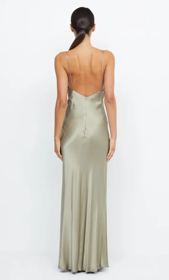 Women MOON DANCE V MAXI DRESS 8211 SAGE Bec Bridge Bridesmaid Dresses