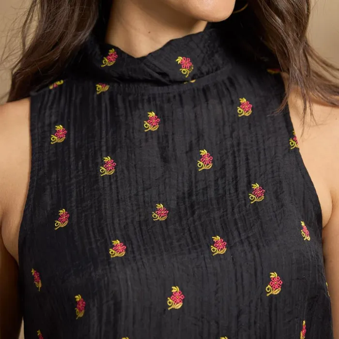 Women Night Out Top Black Sundance Catalog Tops