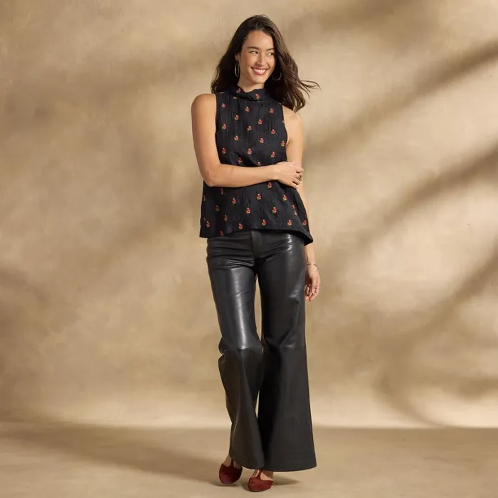 Women Night Out Top Black Sundance Catalog Tops
