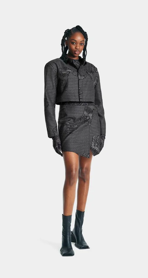 Women Obsidian Black Deylin Trapped Jacket Daily Paper Jackets Women Obsidian Black Deylin Trapped Jacket Daily Paper Jackets