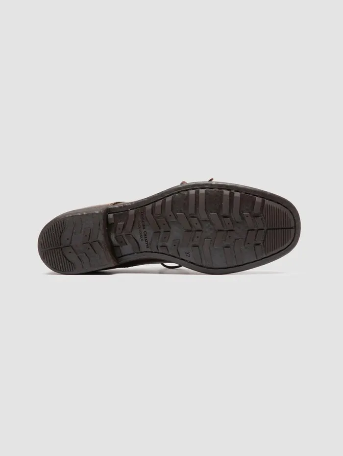 Women Officine Creative Footwear CALIXTE 068 Brown Leather Derby Shoes