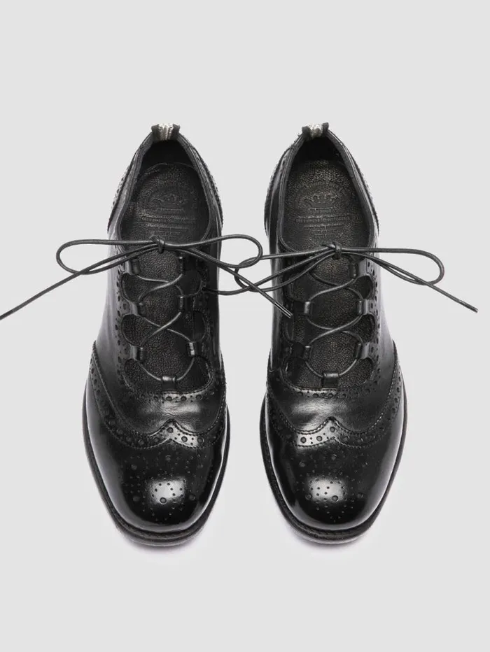 Women Officine Creative Footwear CALIXTE 079 Black Leather Oxford Shoes Women Officine Creative Footwear CALIXTE 079 Black Leather Oxford Shoes