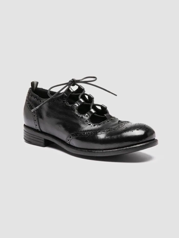 Women Officine Creative Footwear CALIXTE 079 Black Leather Oxford Shoes Women Officine Creative Footwear CALIXTE 079 Black Leather Oxford Shoes