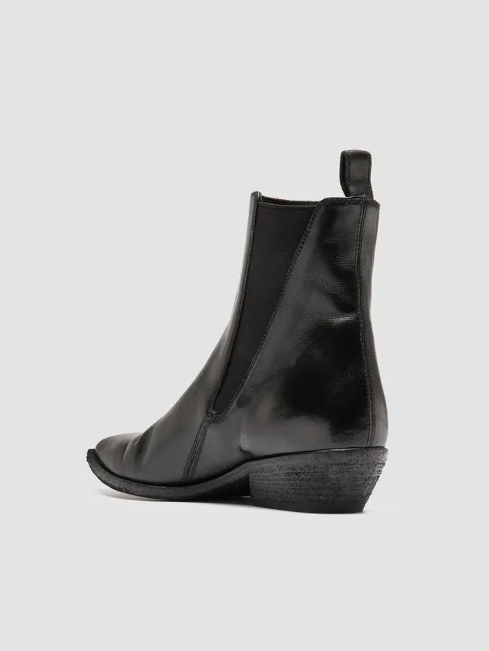 Women Officine Creative Footwear NOELIE DD 101 Black Leather Chelsea Boots Women Officine Creative Footwear NOELIE DD 101 Black Leather Chelsea Boots
