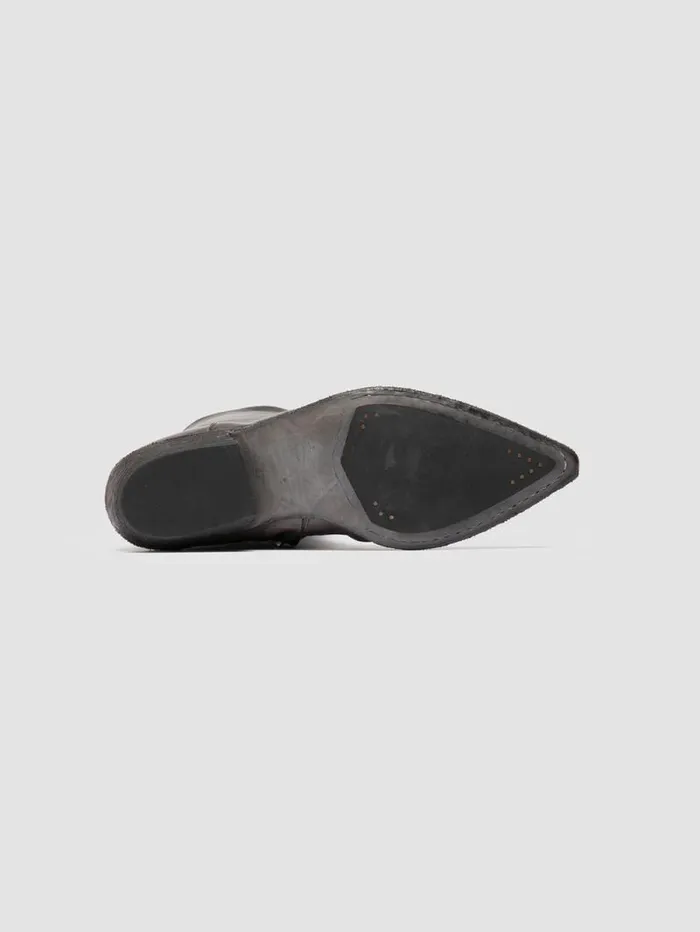 Women Officine Creative Footwear NOELIE DD 104 Gray Leather Pull On Boots Women Officine Creative Footwear NOELIE DD 104 Gray Leather Pull On Boots