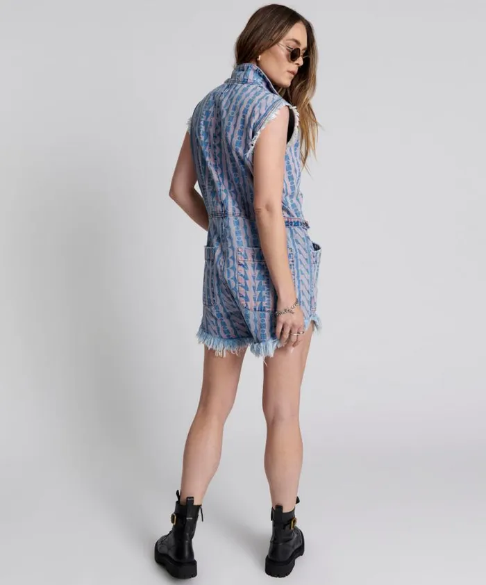 Women ON REPEAT PALISADES OVERALL One Teaspoon Denim Jumpsuits Women ON REPEAT PALISADES OVERALL One Teaspoon Denim Jumpsuits