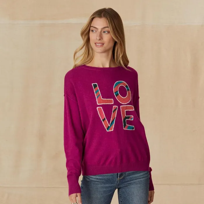 Women One Love Sweater Raspberry Sundance Catalog Sweaters Women One Love Sweater Raspberry Sundance Catalog Sweaters
