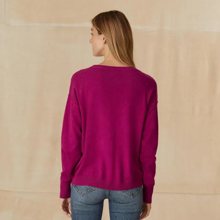 Women One Love Sweater Raspberry Sundance Catalog Sweaters Women One Love Sweater Raspberry Sundance Catalog Sweaters