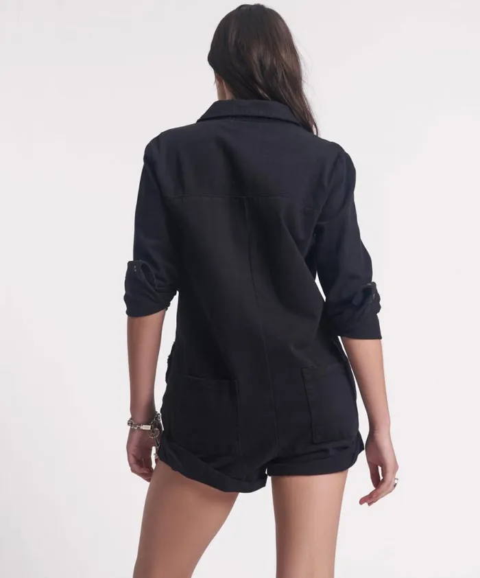 Women ONYX BLACK PROPHECY JUMPSUIT BLACK One Teaspoon Denim Jumpsuits Women ONYX BLACK PROPHECY JUMPSUIT BLACK One Teaspoon Denim Jumpsuits