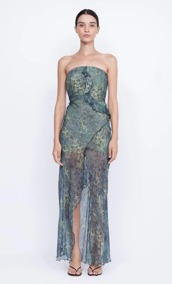Women OPAL STRAPLESS MAXI DRESS 8211 NOUVEAU BLEUE Bec Bridge Maxi Dresses