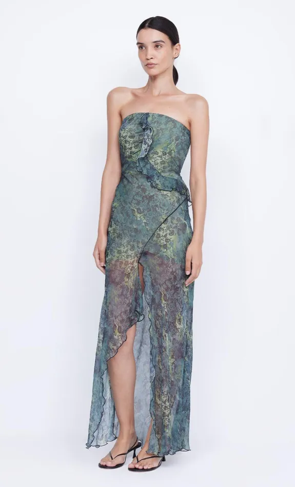 Women OPAL STRAPLESS MAXI DRESS 8211 NOUVEAU BLEUE Bec Bridge Maxi Dresses