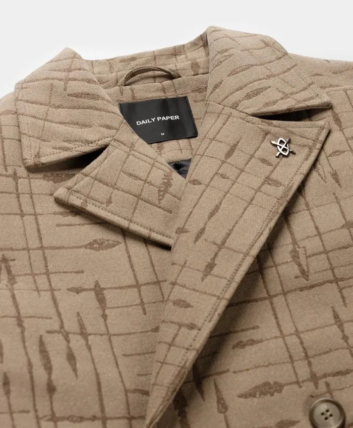 Women Oxford Beige Rashawn Long Jacket Daily Paper Jackets