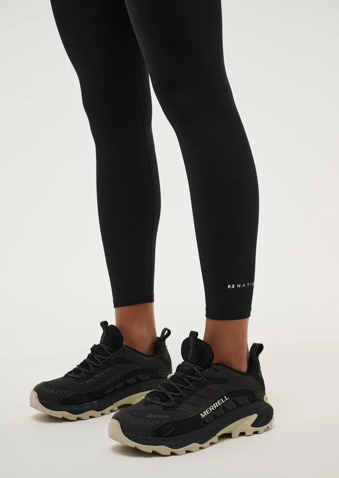 Women PE Nation FREQUENCY FULL LENGTH LEGGING IN BLACK Leggings
