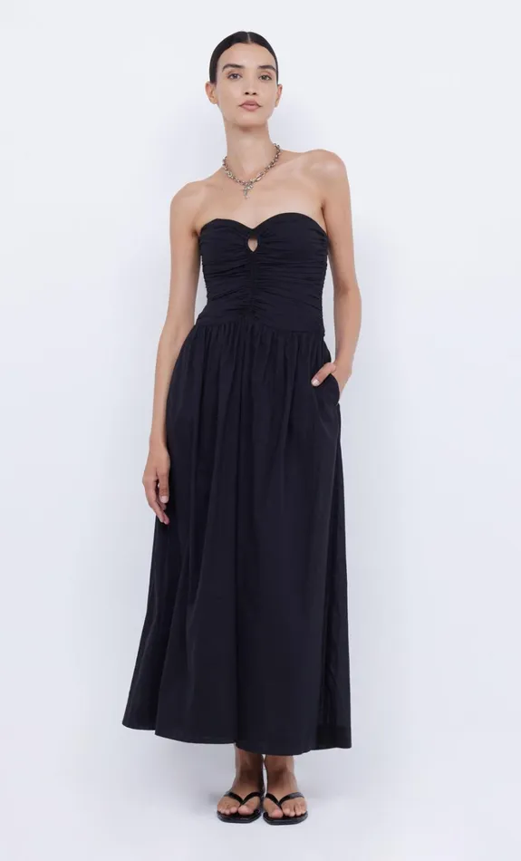 Women PALMER STRAPLESS MAXI 8211 BLACK Bec Bridge Maxi Dresses
