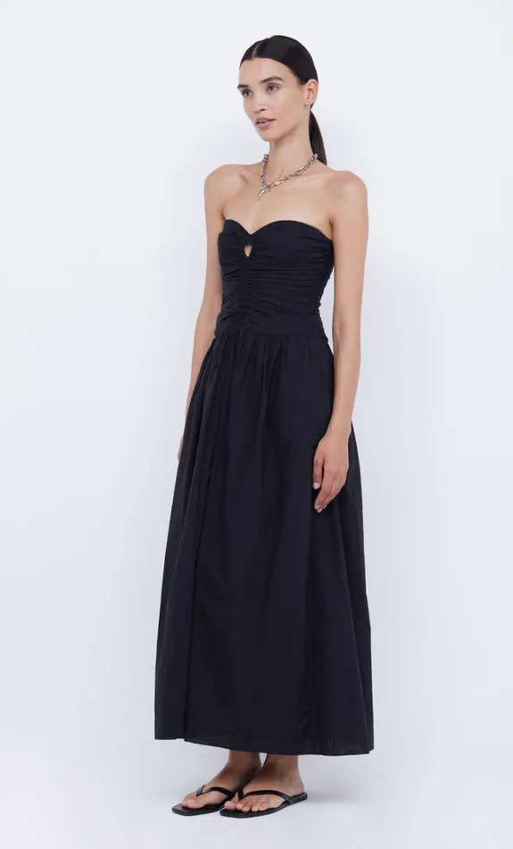 Women PALMER STRAPLESS MAXI 8211 BLACK Bec Bridge Maxi Dresses