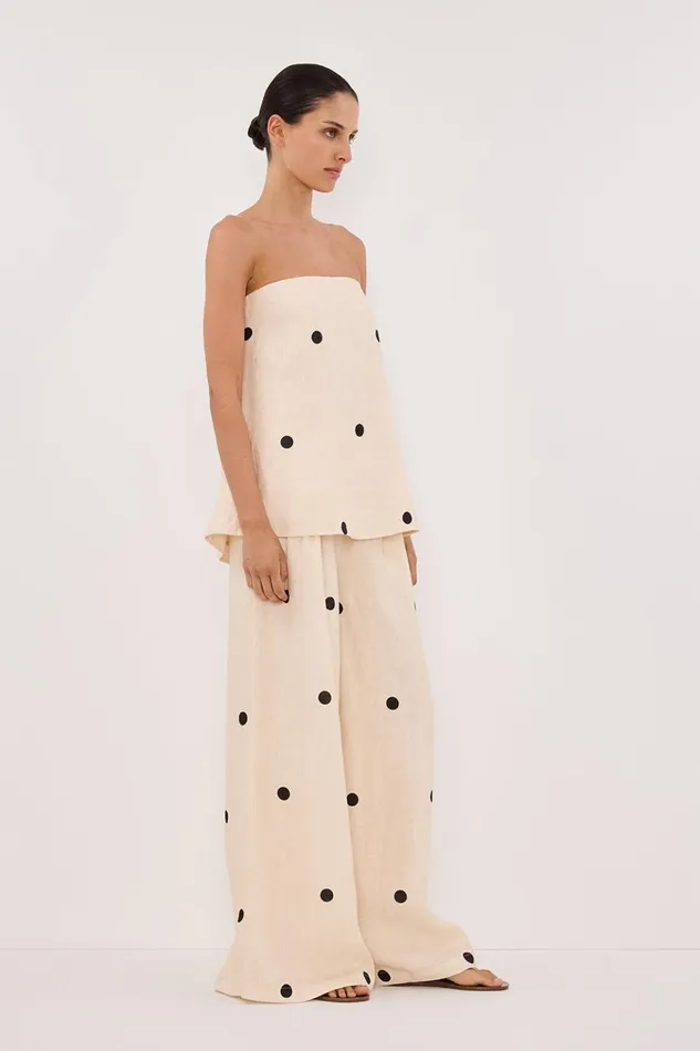 Women Pants DISSH BEVERLY CREAM SPOT PANT