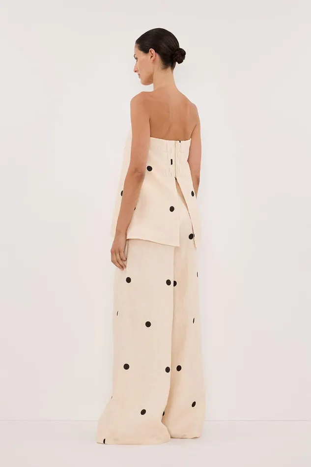Women Pants DISSH BEVERLY CREAM SPOT PANT