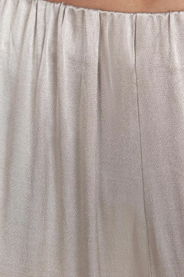 Women Pants DISSH EVE CHALK SATIN PANT